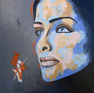"Face" Original Oil Painting