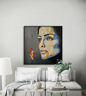 "Face" Original Oil Painting