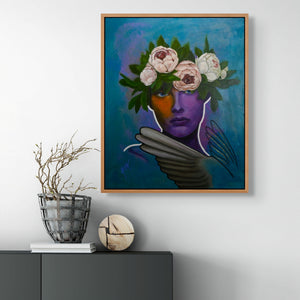 "Whimsical Portrait" Original Oil Painting