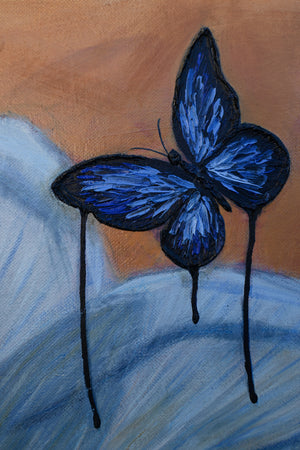 "Melancholy of the Statue" Original Oil Painting