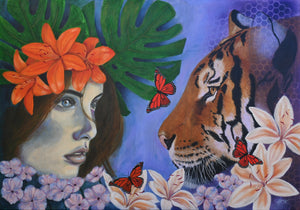 "Dreaming up Courage" Original Oil Painting