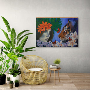 "Dreaming up Courage" Original Oil Painting