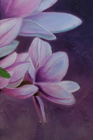 "Magenta in Bloom" Original Oil Painting