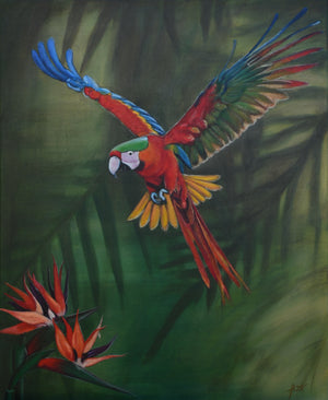 "Bright Flight" Original Oil Painting